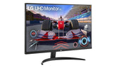 Monitor LED LG 32UR500 de 31.5", Resolución 3840 x 2160 (Ultra HD 4K), 4 ms, HDR, AMD FreeSync, Color Negro.